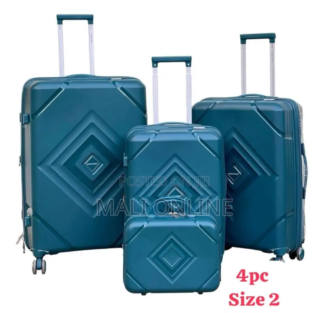 Unbreakable 4-in-1 Expandable Polypropylene Luggage Set With Tsa Lock.