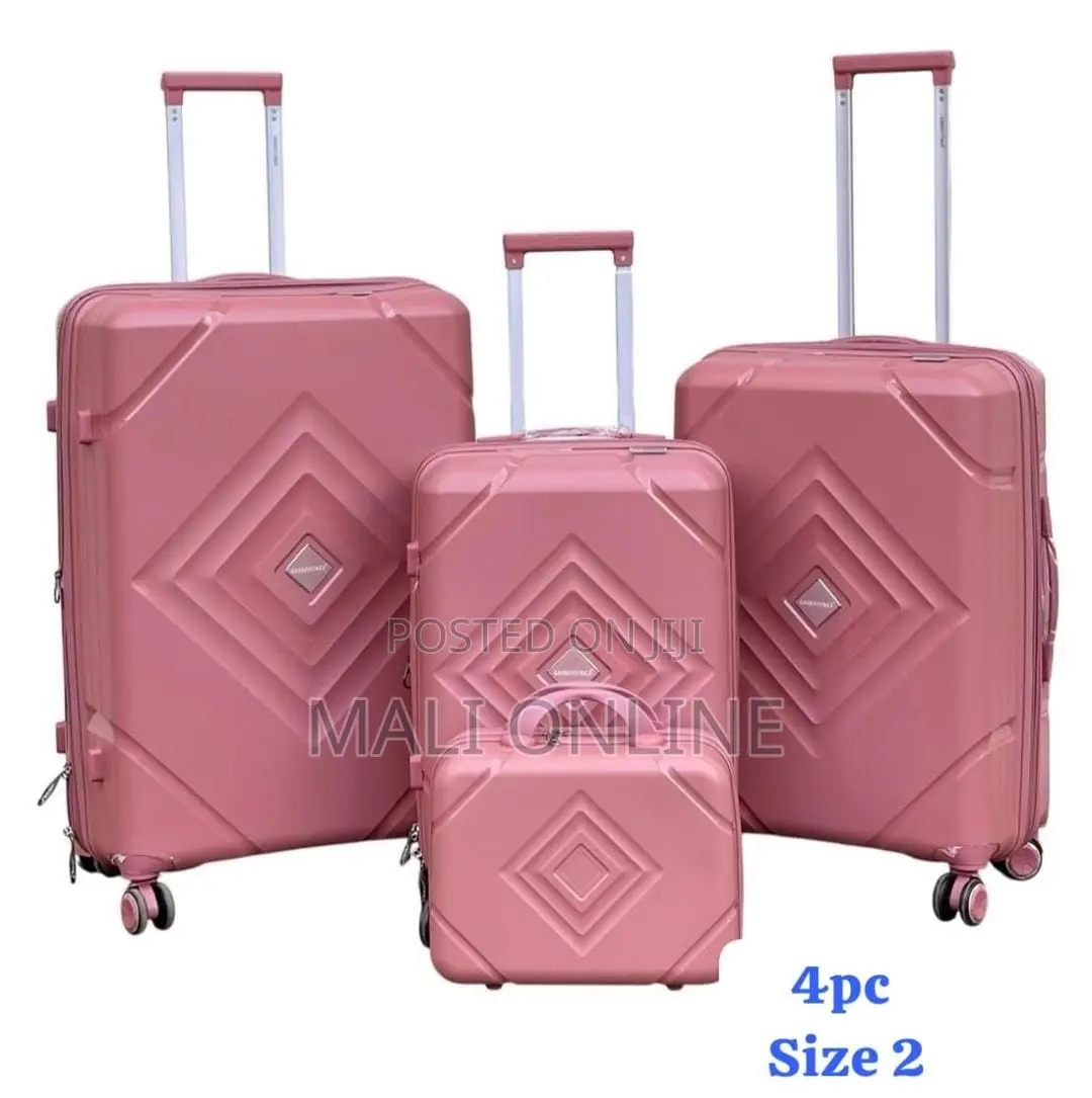 Unbreakable 4-in-1 Expandable Polypropylene Luggage Set With Tsa Lock.