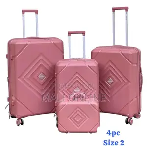 Unbreakable 4-in-1 Expandable Polypropylene Luggage Set With Tsa Lock.