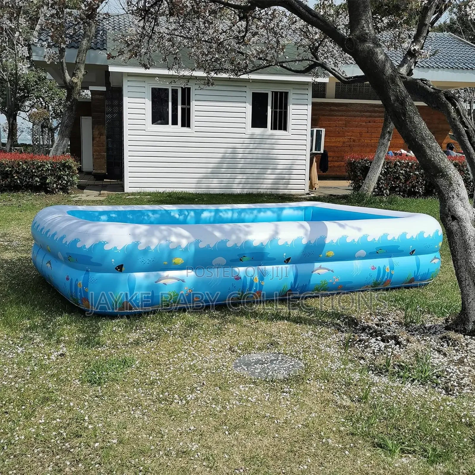 4m Inflatable Family Swimming Pool Kids Adults