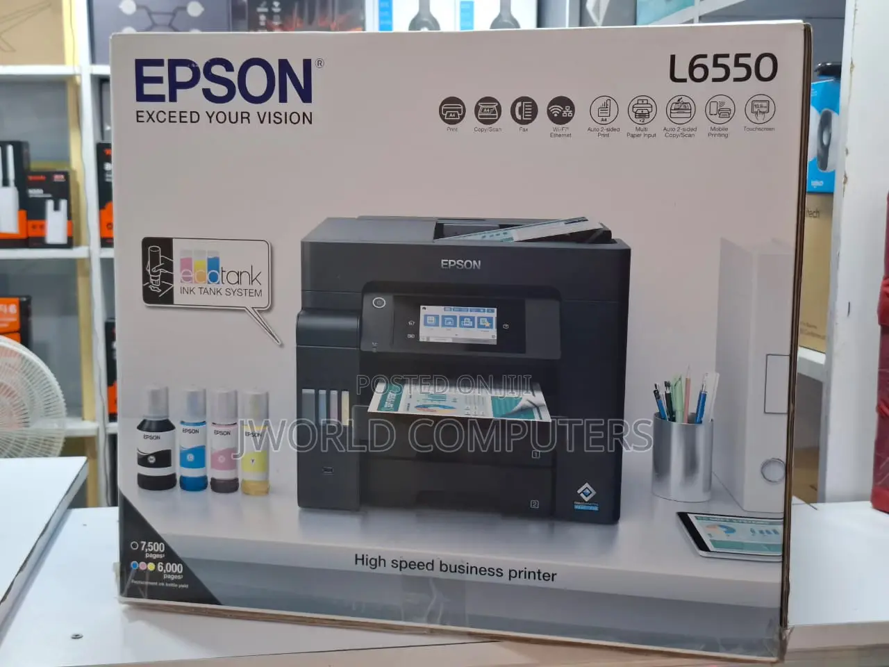 Epson L6550 Wi-Fi Duplex Alo Ink Tank Printer^Ecotank L6550