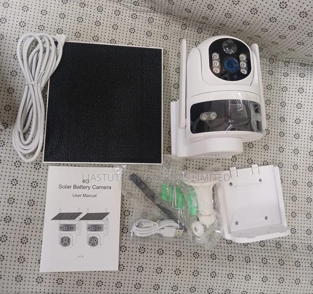 Ai Solar Battery Camera: 6mp 4g PTZ Camera for Off-Grid Security
