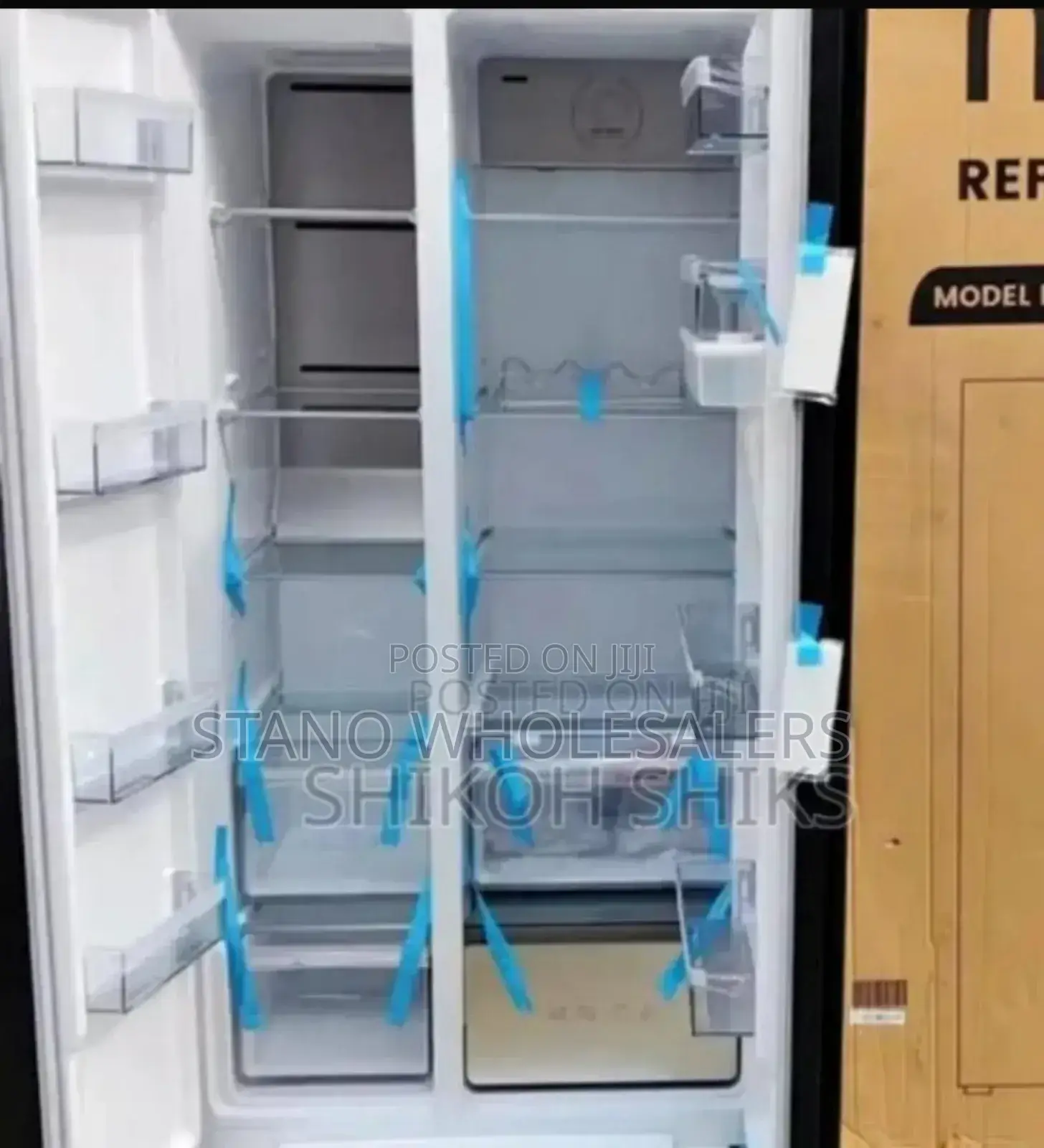 Mika Refrigerator Side by Side With Inbuilt Dispenser 595 Litres