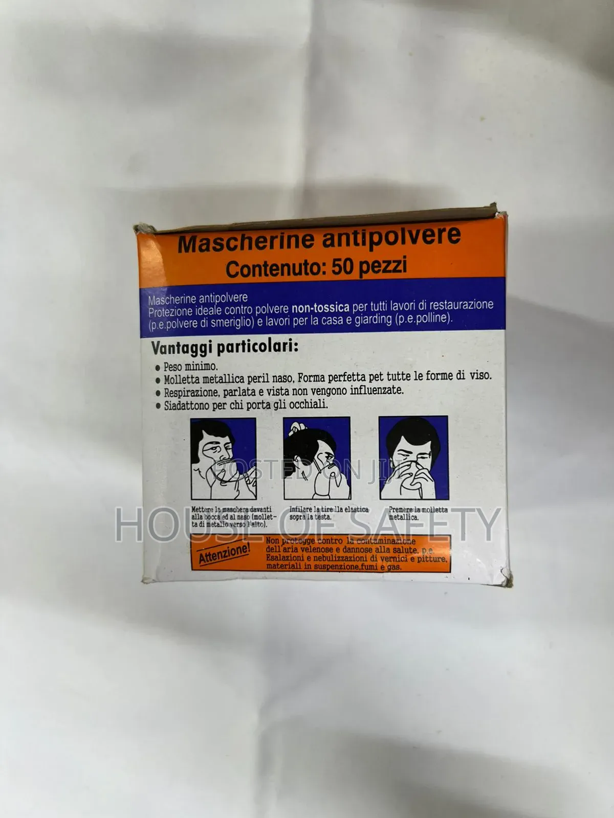Disposable Non-toxic Dust Mask