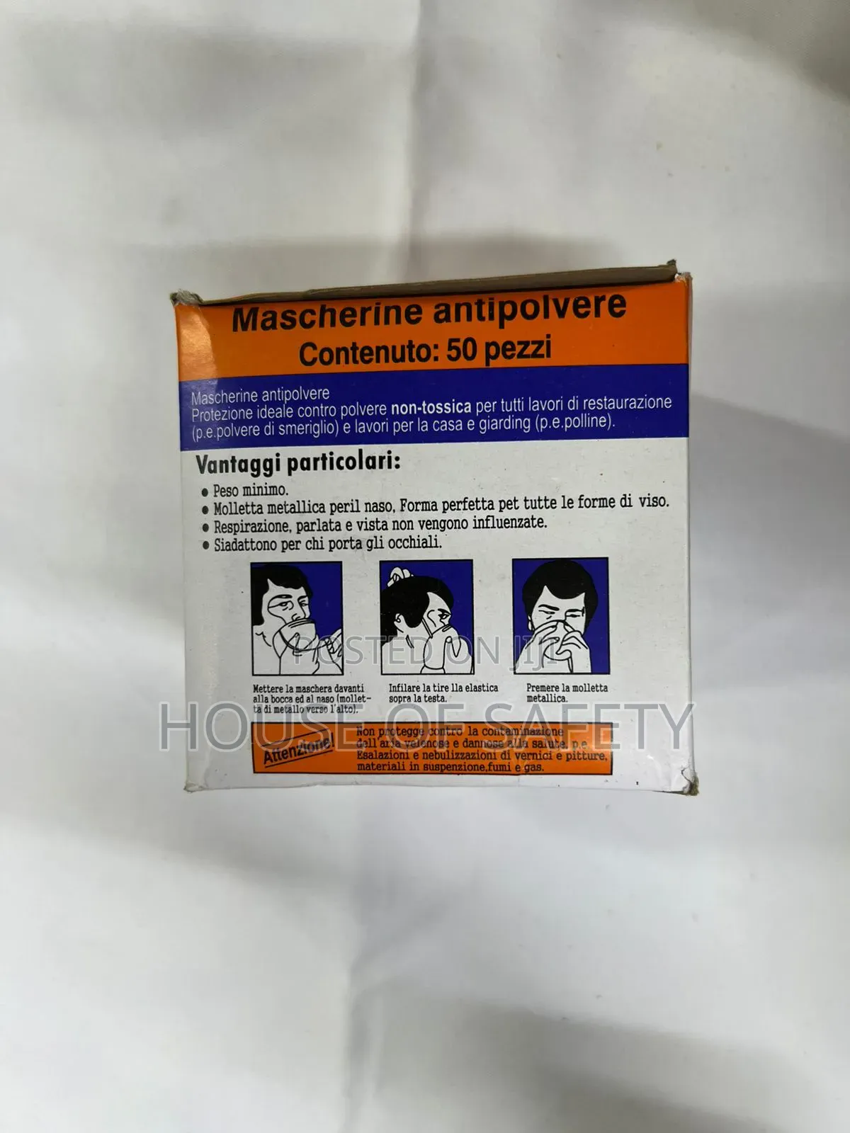 Disposable Non-toxic Dust Mask