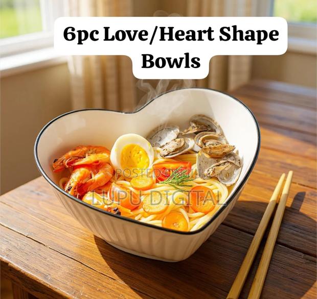 *7" Love/Heart Shape Bowls* Material : Ceramic Size : 7 Inch