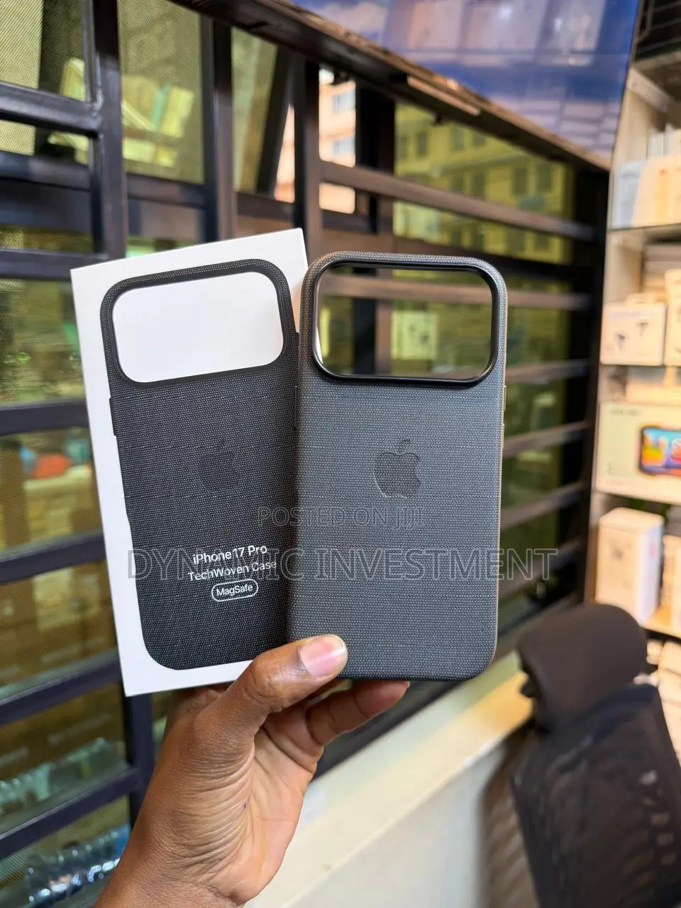 Apple iPhone 17 Pro Techwoven Magsafe Hard Case/Cover-Black