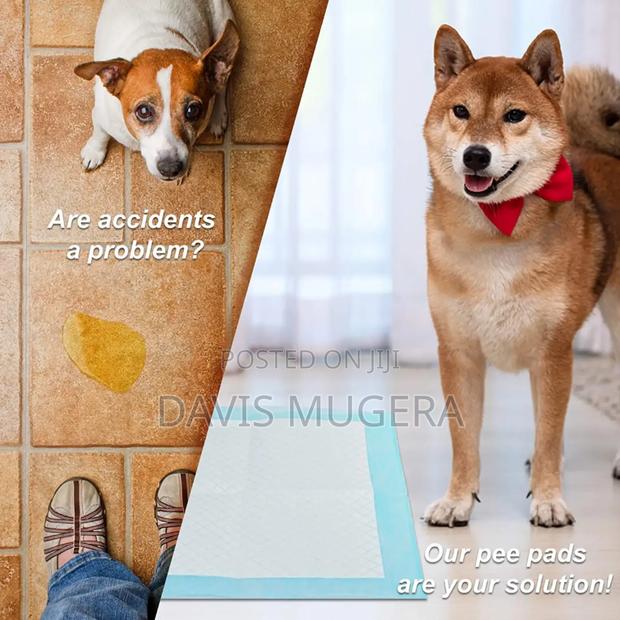 High Quality Disposable Pet Training Pee Pads - Medium Size (10pcs) - thumbnail 4
