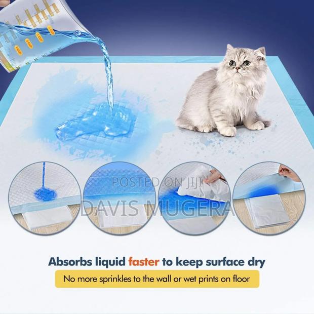 High Quality Disposable Pet Training Pee Pads - Medium Size (10pcs) - thumbnail 5