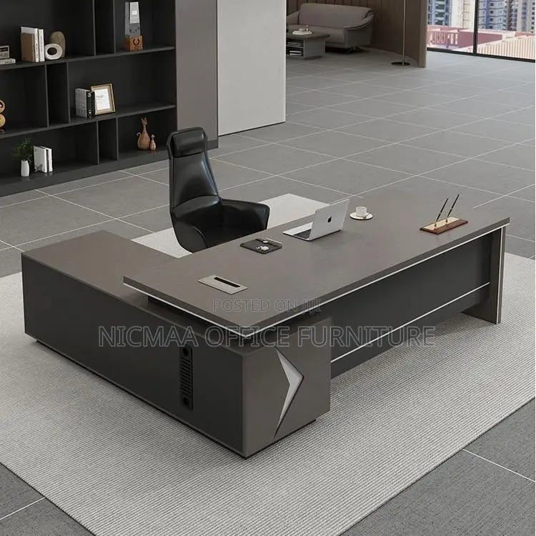 Executive L-Shaped Premium Finish Desk