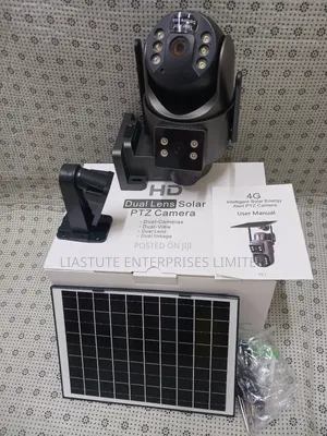 Dual Lens Solar PTZ Camera: Simple Installation With 4g Network