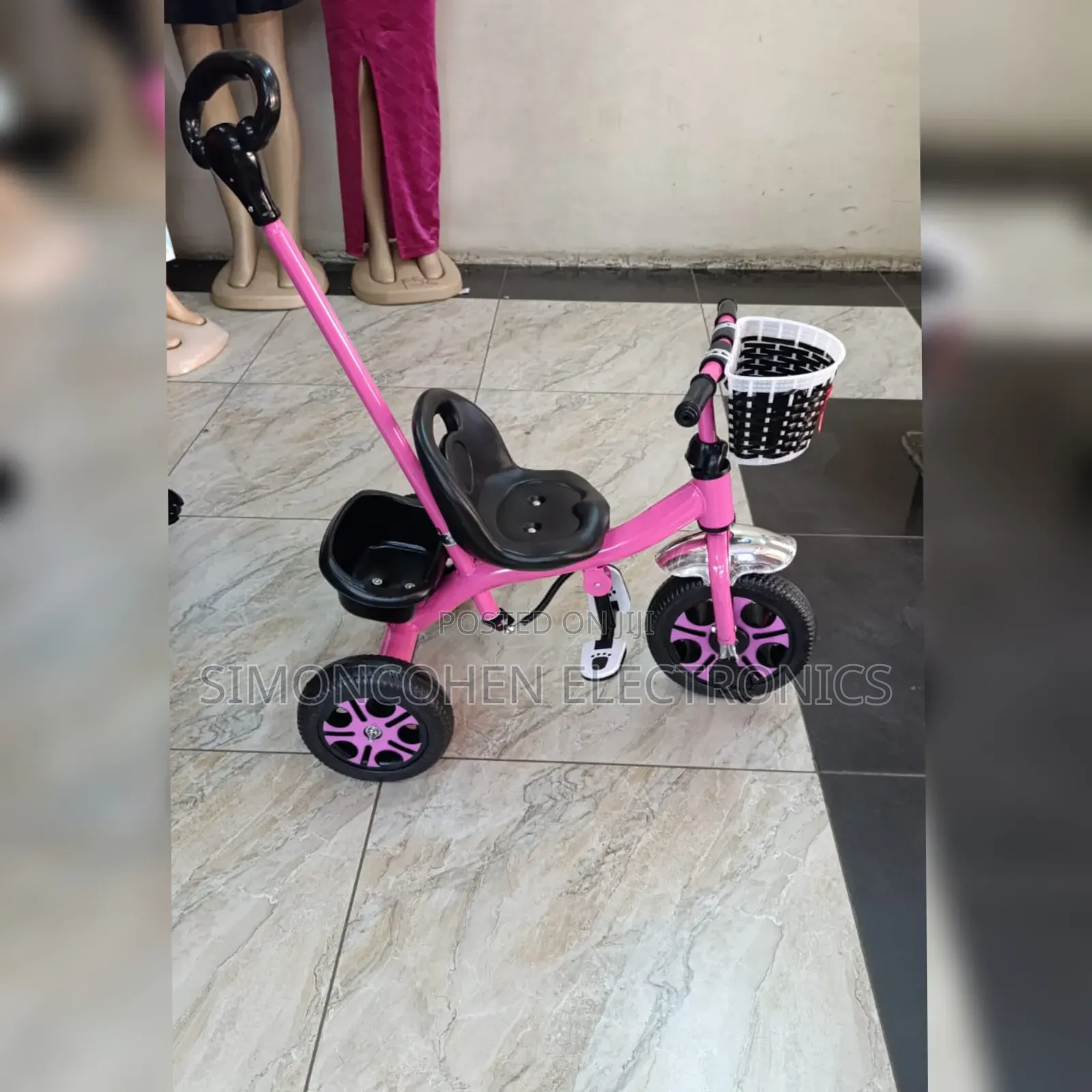 Kids Tricycles
With A Push Handle