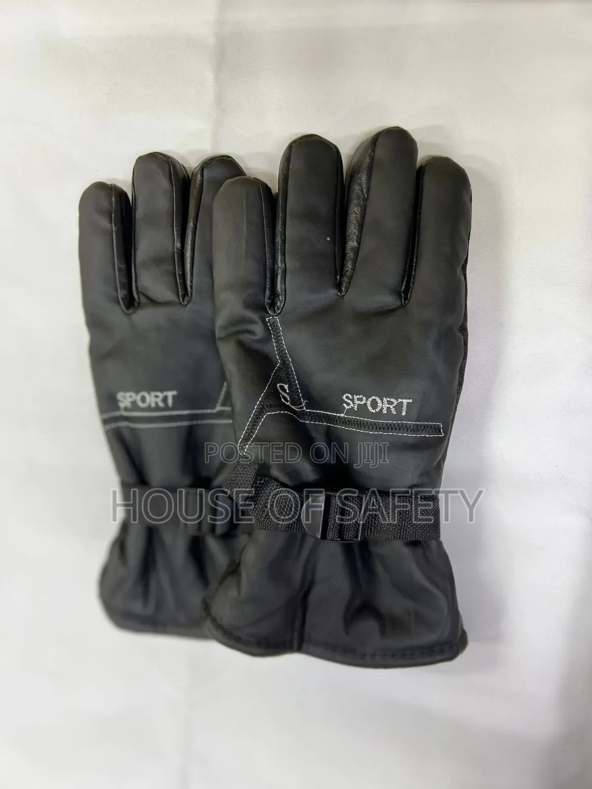 Black Motorcycle Gloves