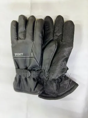 Black Motorcycle Gloves