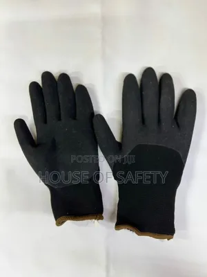 Black Cold Room Gloves Padded