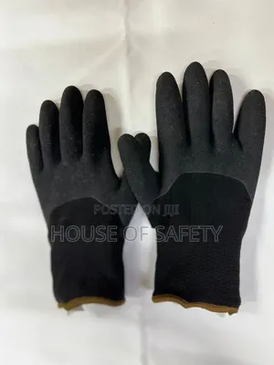 Black Cold Room Gloves Padded