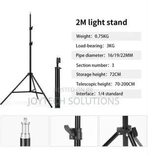 New Photography and Videography 2m Tripod Stand
