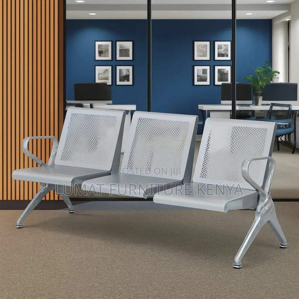 Public Space Nonpadded 3-Seater Bench