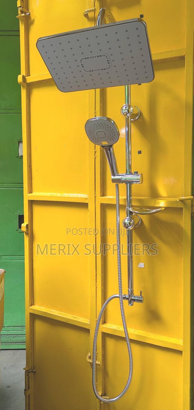 Rain Shower Head Riser Set Kit - thumbnail 2
