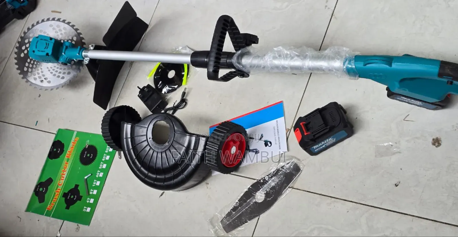 Quality Brushless Cordless Brush Cutter With 9 Inch Cutting