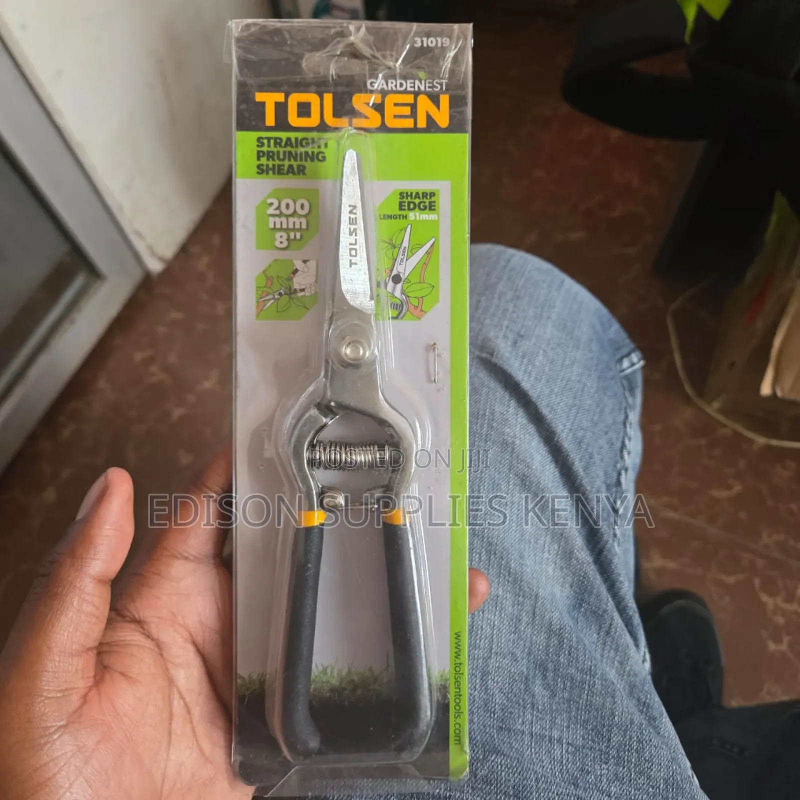 Tolsen Pruning Shears Scissors Garden Straight Pruner Heavy Duty 8''