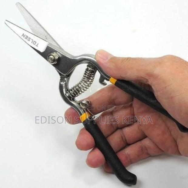 Tolsen Pruning Shears Scissors Garden Straight Pruner Heavy Duty 8'' - thumbnail 3