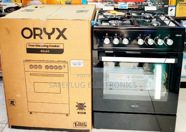 Oryx Standing Cooker, 60*60 Cm, 3 Gas Pool Jet Burners + 1 Hotplate - main view