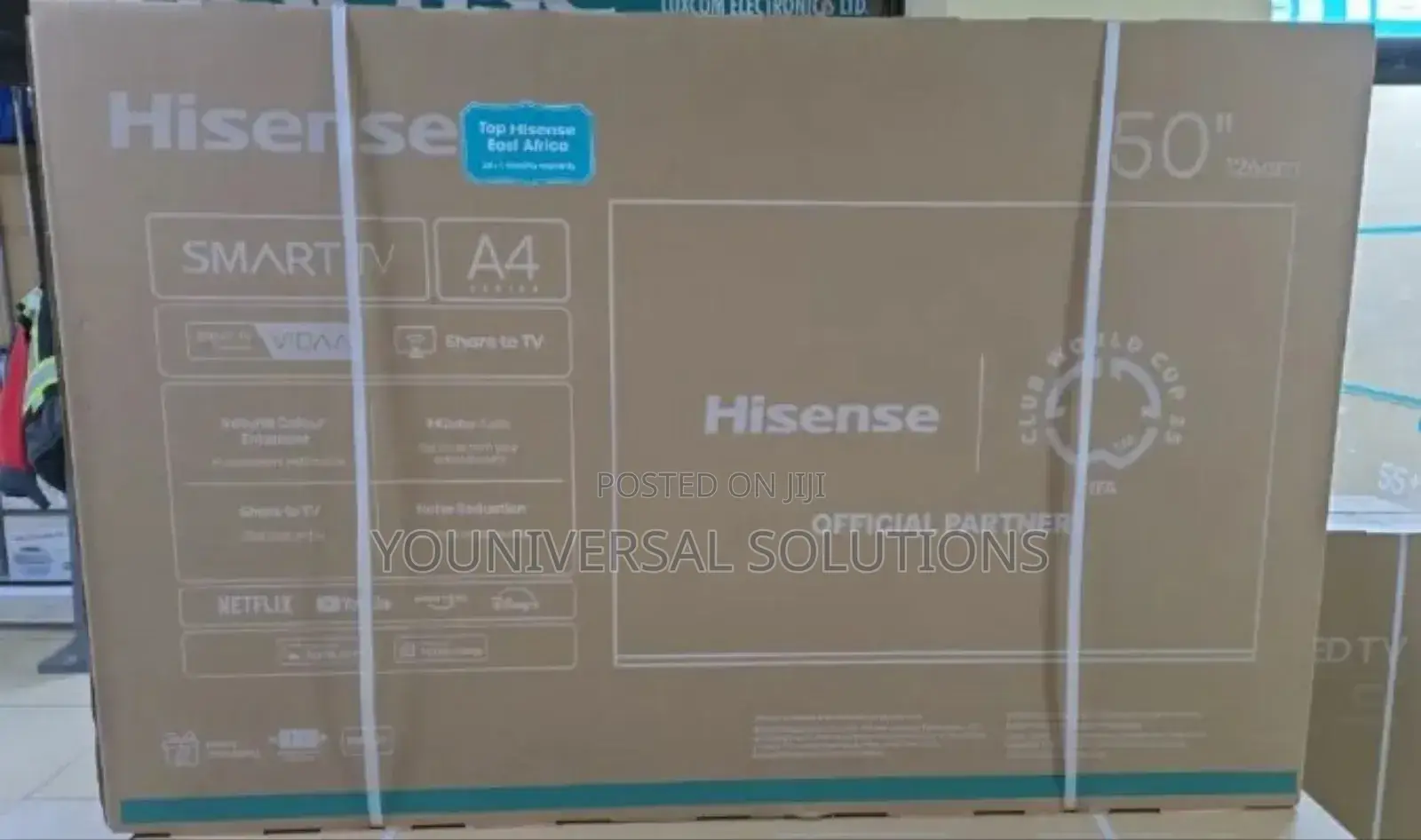 Hisense 50 Smart Android Digital -Uhd Digital Tv.