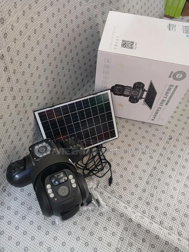 Solar-Powered Triple Lens Camera: 4g Enabled Hd Surveillance - main view