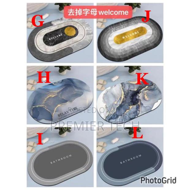Antislip Absorbent Rubber Bottom Mat