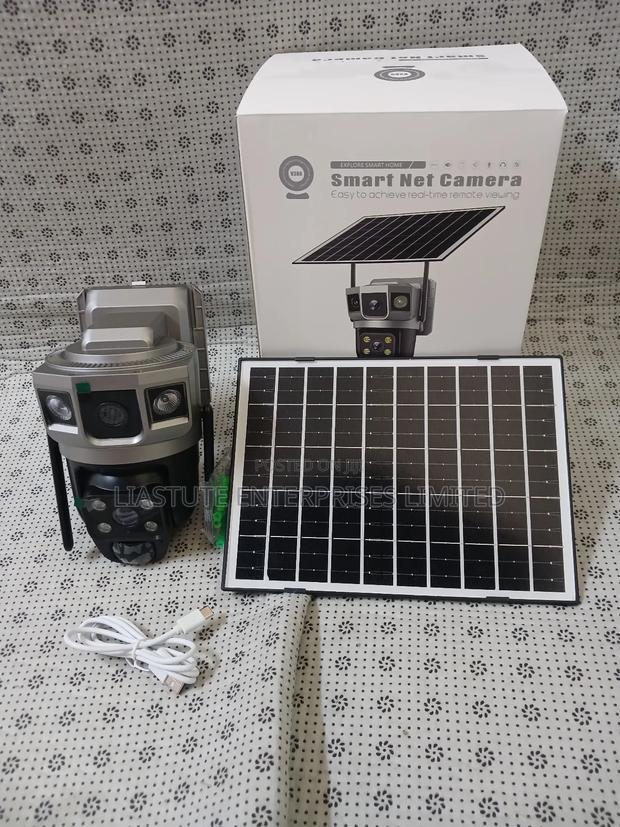 4g Dual Lens Solar PTZ Camera: Hd Security for Off-Grid Use - main view