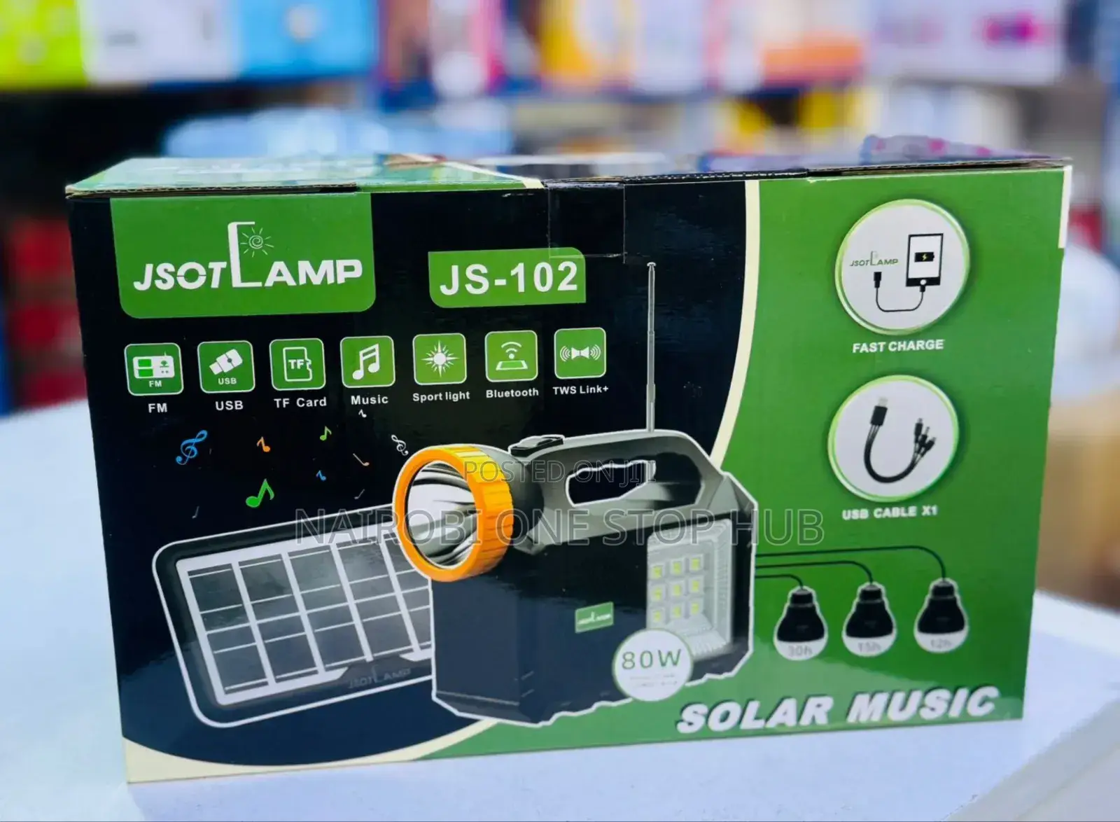 Gdtimes Solar Light With Fm Radio