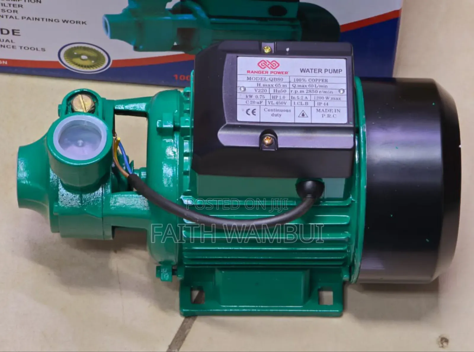Quality Ranger Power Booster Pump Qb60 0.5hp