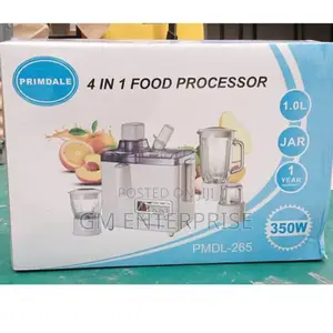 Primdale 4 in 1 Juicer -Blender-Grinder and Mill Food Processor