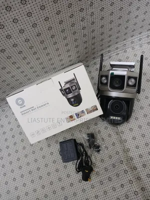 Hd Dual Lens Camera: Two-Way Audio Ai Humanoid Detection