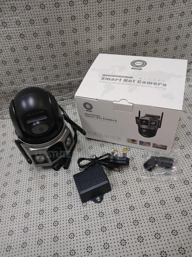 Ip66 Dual Lens Security Camera: 4mp, Two-Way Audio, PTZ - main view