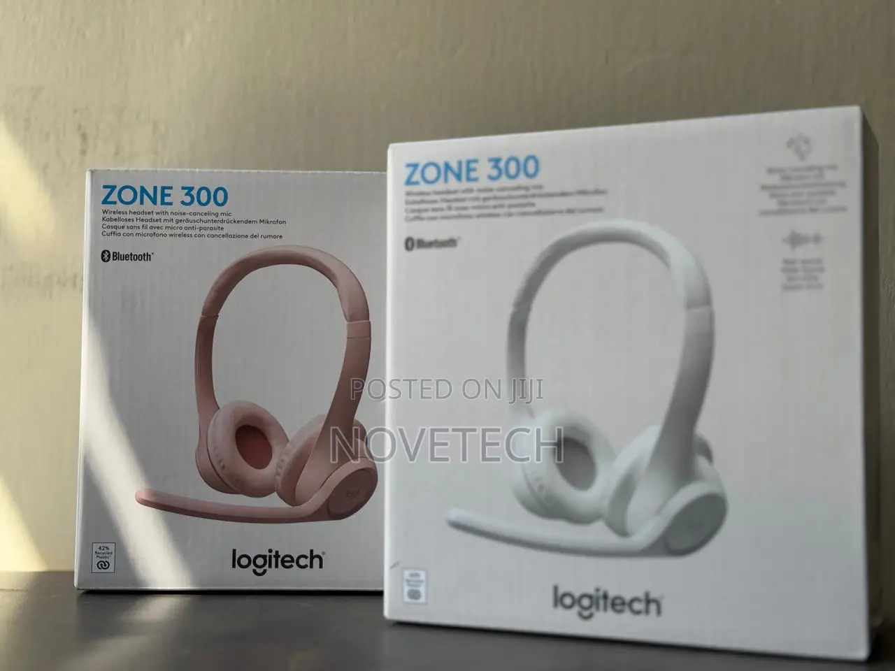 Logitech Zone 300 Wireless Bluetooth Headset With Noise-Canceling Mic