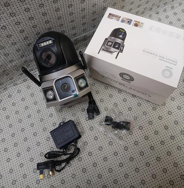 Smart Net Dual Lens PTZ Camera: Remote Viewing Two-Way Audio - thumbnail 2