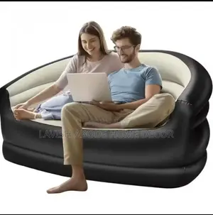 Double Size Inflatable Sofa Seat Comes With a Manual Pumb