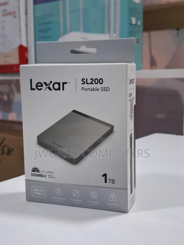 Lexar Sl200 1tb Portable External SSD Up to 550mb/S