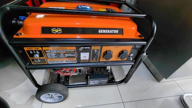 Hisaki Japan 6.5kva Keystart Petrol Generator Single Phase. - main view