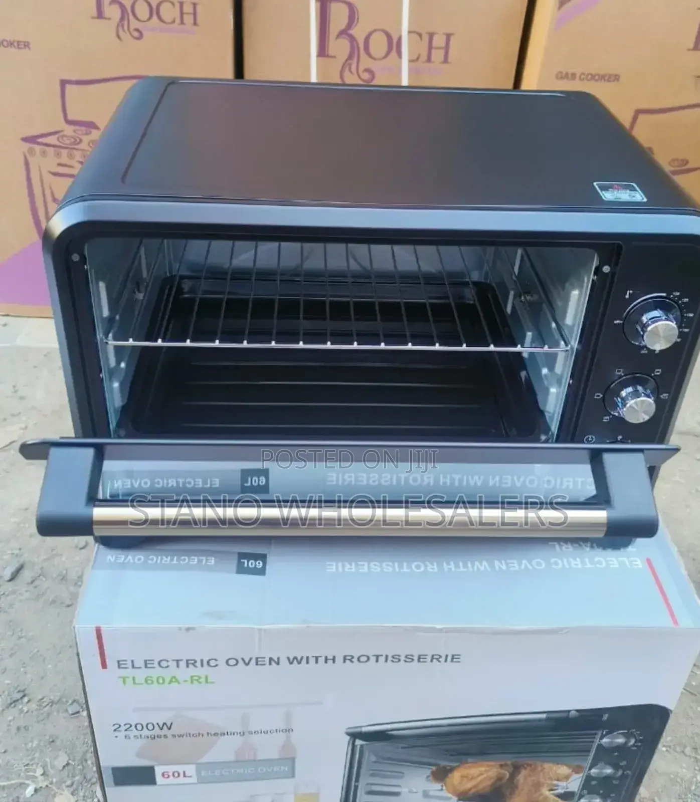 60 Litres Electric Oven With Rotisserie