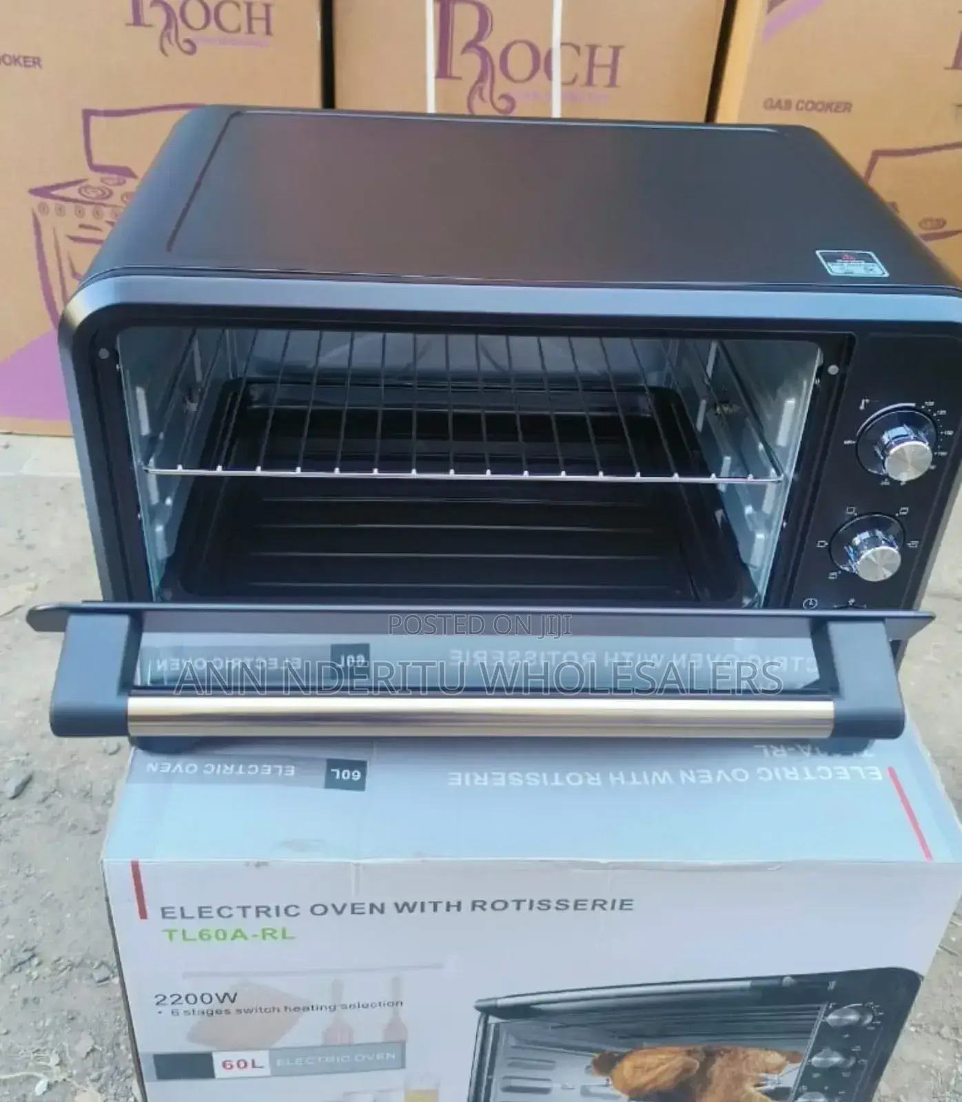 60 Litres Electric Oven With Rotisserie