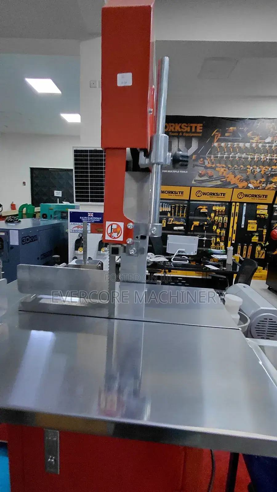 Milano Italia Heavy Duty Meat Saw Machine With Mincer .