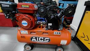 Aico Jjapan 50l Petrol Air Compressor Machine Double Piston. - thumbnail 2