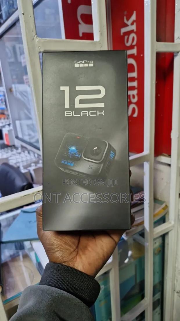 Gopro Hero 12 Waterproof Action Camera - Black