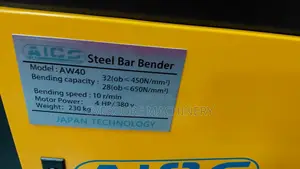 Aico Japan Commercial Steel Bar Bender 4hp/380v