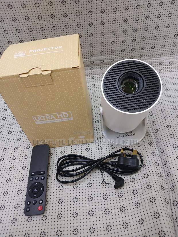 Hy300 Pro Projector: Ultra Hd With Hdmi and Usb Ports