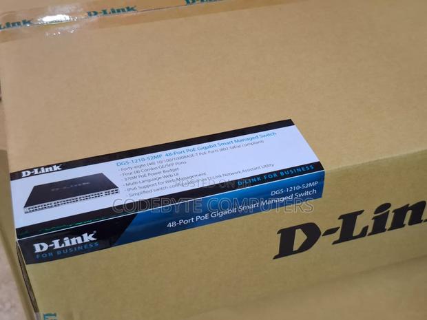 D-link //Dgs-1210-52mp 52-port Poe Gigabit Managed-switch - main view