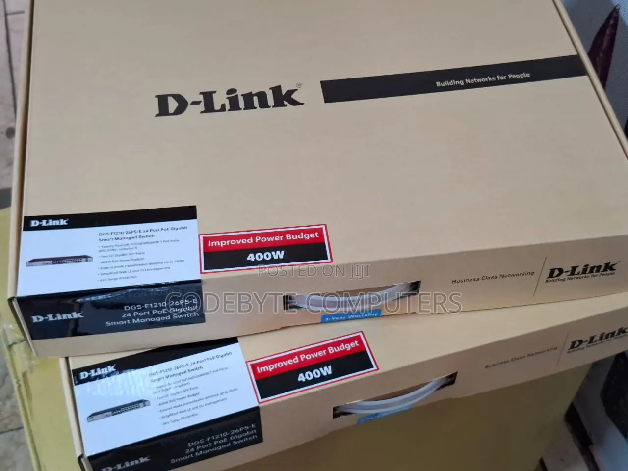 24 Port Managed Gigabit Poe Switch D-link - Dgs-f1210-26ps-e